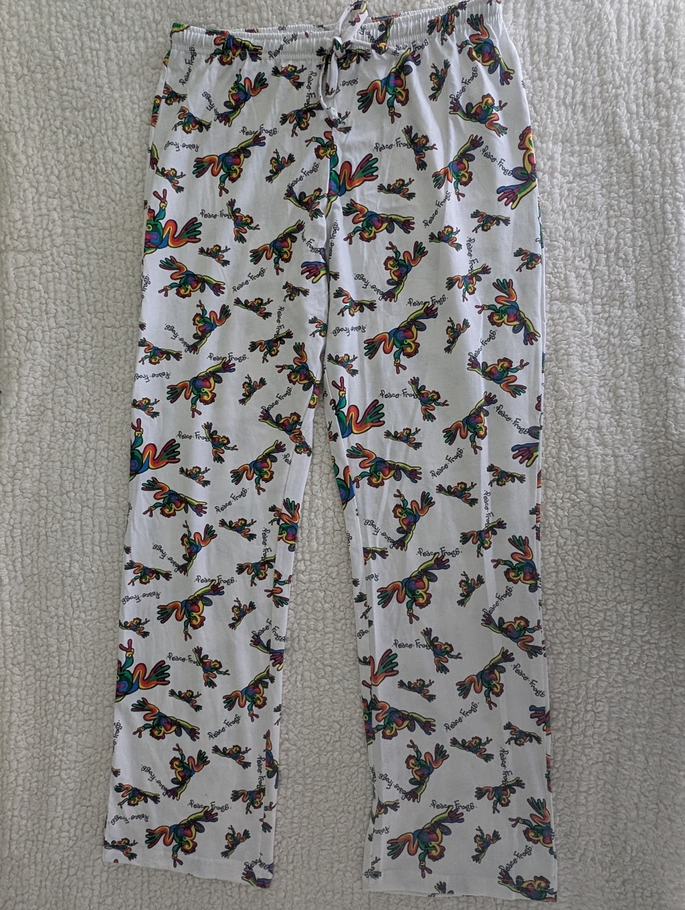 🐸 Peace Frogs | Men's Medium | 100% Cotton | Pajama Pants | NWOT